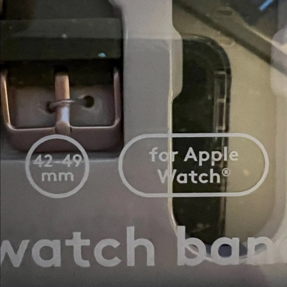 Heyday Apple Watch Band 42-49mm Olive Speckle Recycled Silicone Rose Gold Buckle
